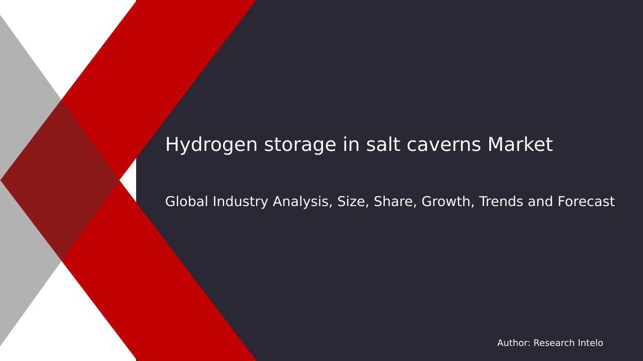 Hydrogen storage in salt caverns Market Research Report 2033