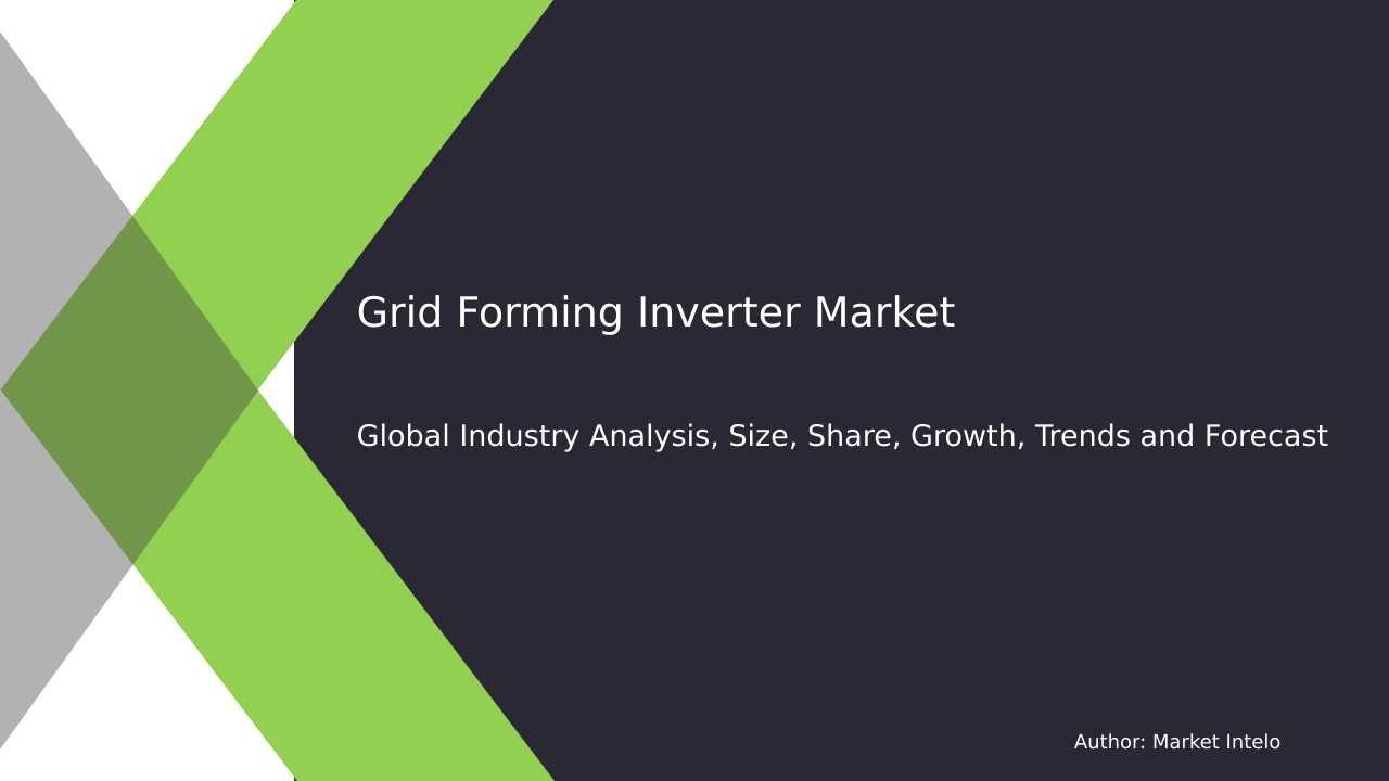 Grid Forming Inverter Market Research Report 2033