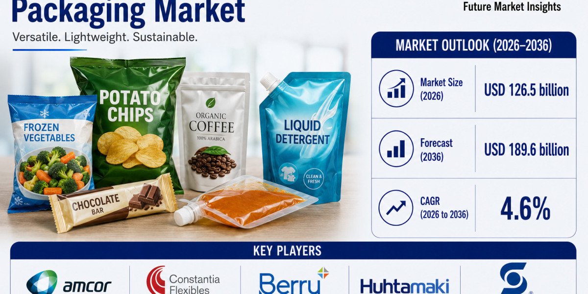 Flexible Plastic Packaging Market to Reach USD 189.6 Billion by 2036 as Personal Care and Household Packaging Applicatio